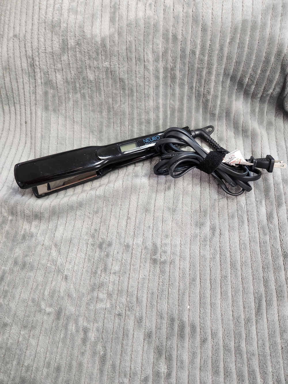 Neuro by Paul Mitchell Smooth Titanium Flat Iron 1.25" EUC Straightener Works
